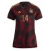 Duitsland Jamal Musiala #14 Voetbalkleding Uitshirt Dames WK 2022 Korte Mouwen